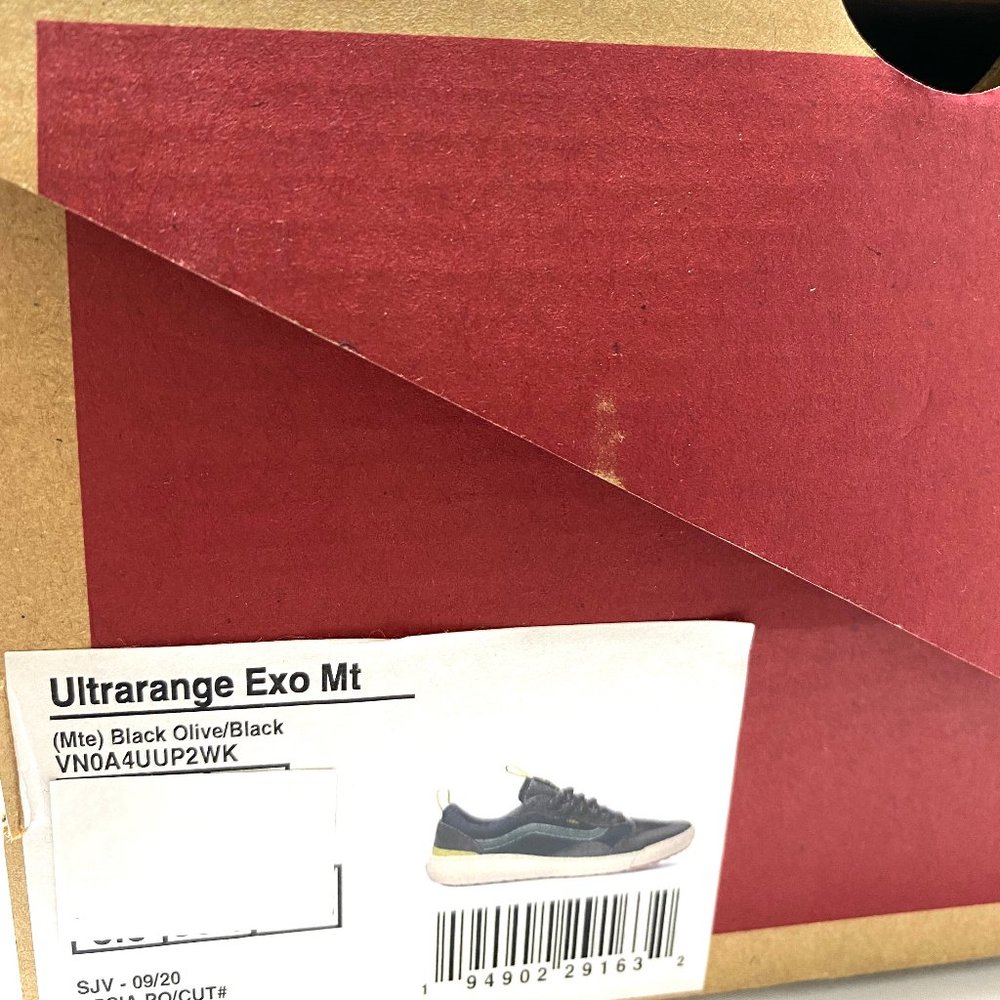 Vans Ultrarange Exo Women's Sizes 8.5 9.5 Black Olive Canvas Skate VN0A4UUP2WK - Picture 11 of 11